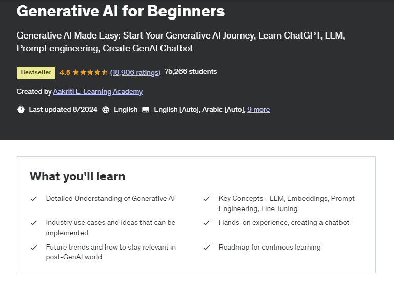 Generative AI for Beginners