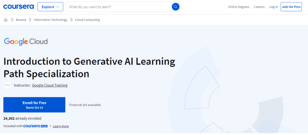 Introduction to Generative AI Learning Path Specialization
