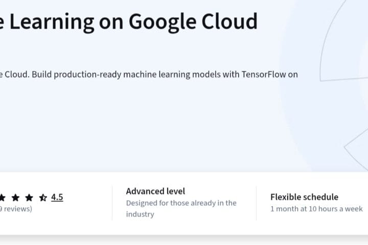 Advanced Machine Learning on Google Cloud Specialization