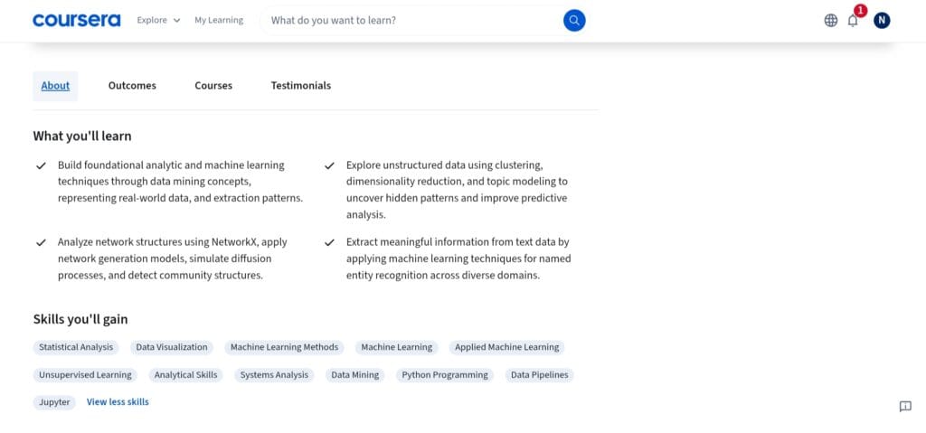 More Applied Data Science with Python Specialization Sklls