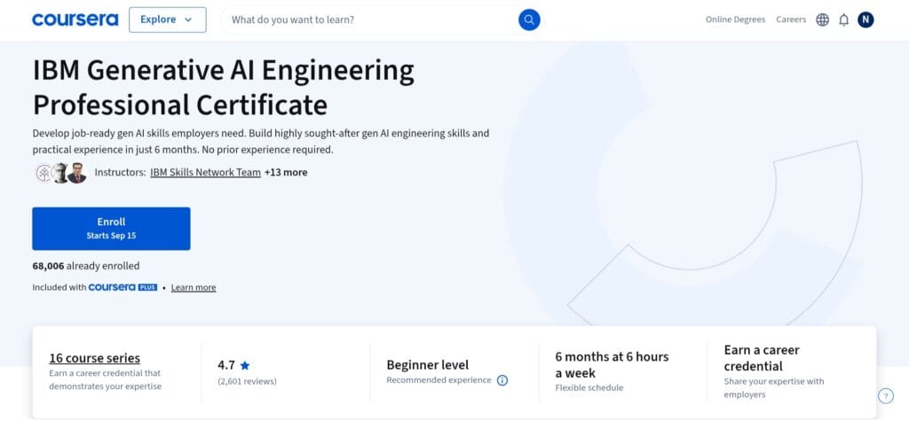IBM Generative AI Engineering Professional Certificate IBM Generative AI Engineering Professional Certificate