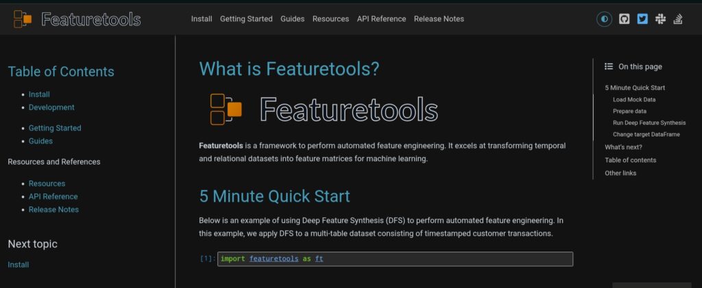 Featuretools