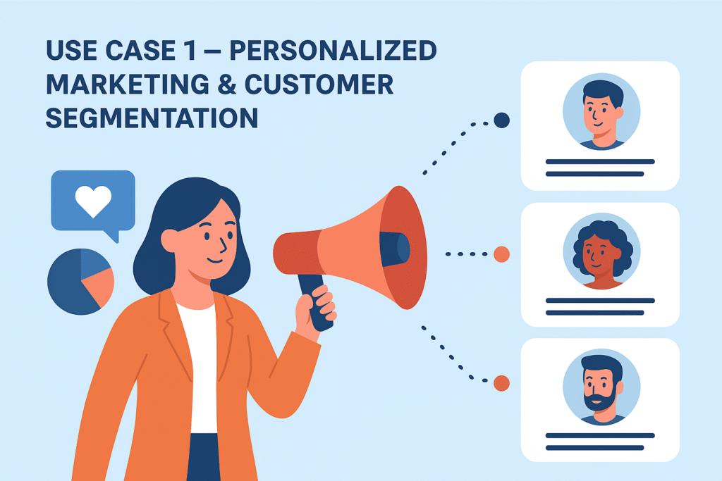 Use Case 1 – Personalized Marketing & Customer Segmentation Use Case 1 – Personalized Marketing & Customer Segmentation