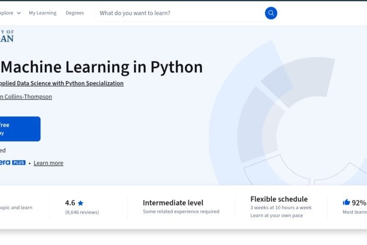Applied Machine Learning in Python