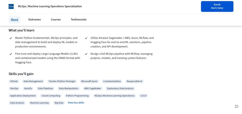 MLOps Skills MLOps Skills