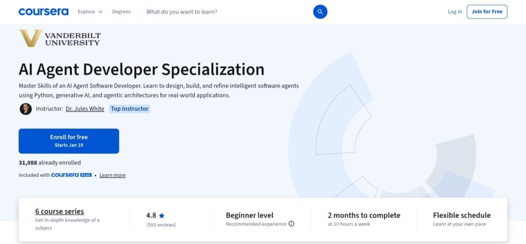 AI Agent Developer Specialization