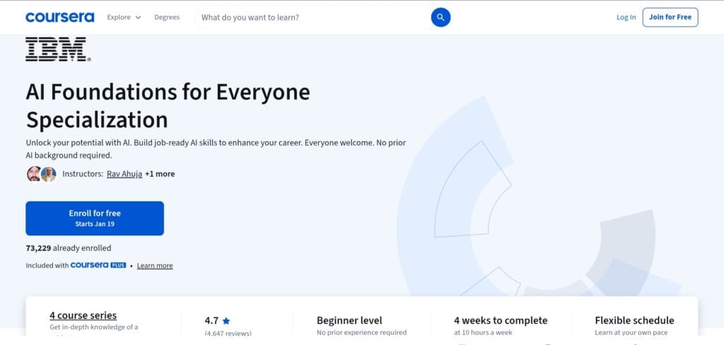 AI Foundations for Everyone Specialization