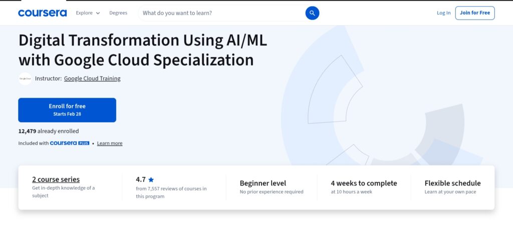Digital Transformation Using AI & ML with Google Cloud — Best for Real-World Application & Business Impact Digital Transformation Using AI & ML with Google Cloud — Best for Real-World Application & Business Impact