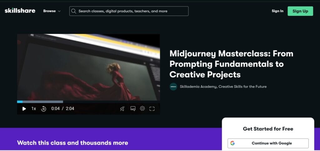 Midjourney Masterclass: From Prompting Fundamentals to Creative Projects - Skillshare