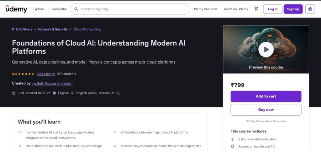Modern Cloud AI Bootcamp — Best for Hands-On Project-Driven Learning Modern Cloud AI Bootcamp — Best for Hands-On Project-Driven Learning
