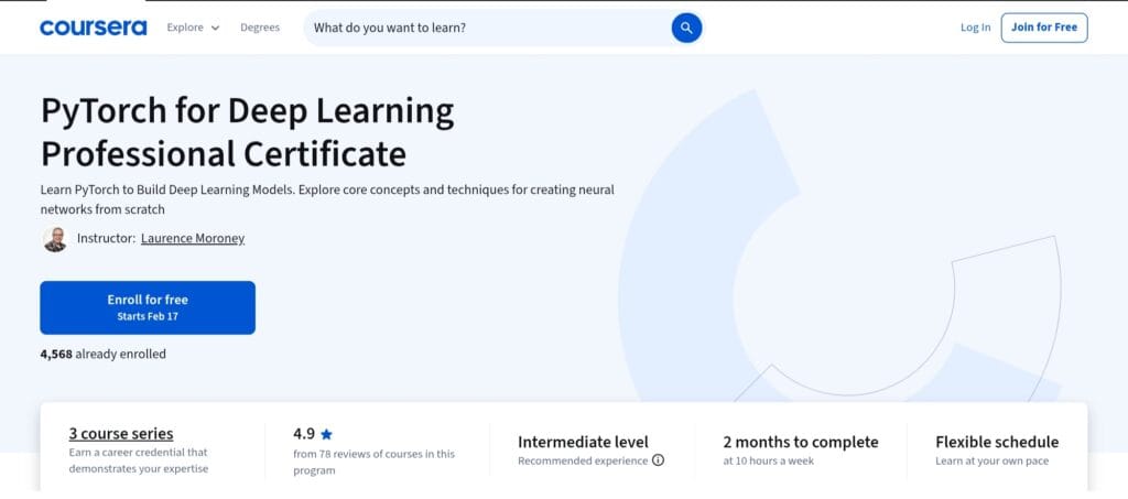 PyTorch for Deep Learning Professional Certificate PyTorch for Deep Learning Professional Certificate