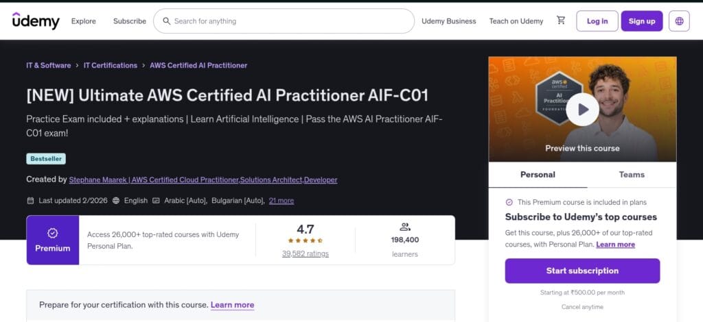 AWS AI Practitioner Certification Course — Best Budget-Friendly AWS AI Foundation Course AWS AI Practitioner Certification Course — Best Budget-Friendly AWS AI Foundation Course