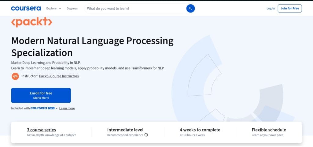 Modern Natural Language Processing Specialization Modern Natural Language Processing Specialization
