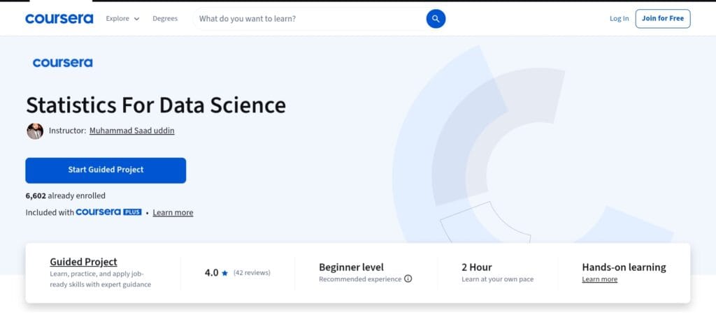 Statistics For Data Science – Coursera Project Network